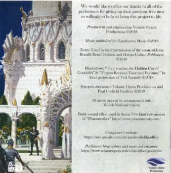 2CD Paul Corfield Godfrey: Epic Scenes From the Silmarillion After the Mythology of JRR Tolkien: Part Four: The Fall of Gondolin: Complete Demo Recording