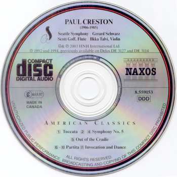 CD Gerard Schwarz: Symphony No. 5