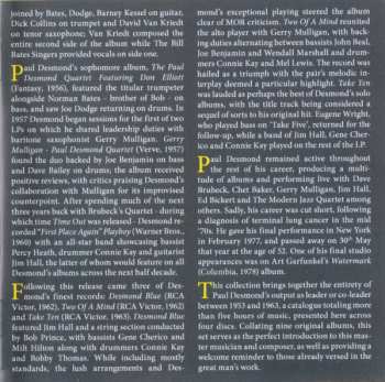 4CD/Box Set Paul Desmond: The Complete Albums Collection 1953-1963