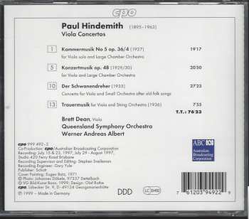 4CD/Box Set Paul Hindemith: Complete Orchestral Works 3