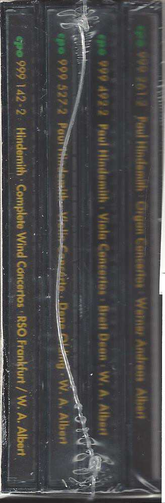 4CD/Box Set Paul Hindemith: Complete Orchestral Works 3