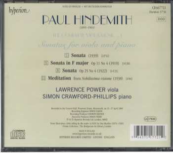 CD Paul Hindemith: Viola Sonatas