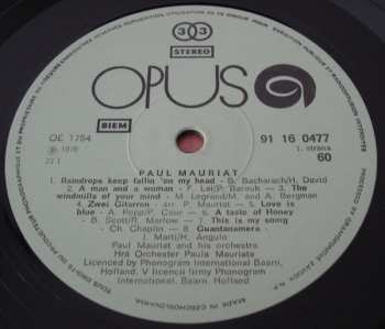 LP Paul Mauriat And His Orchestra: Paul Mauriat And His Orchestra