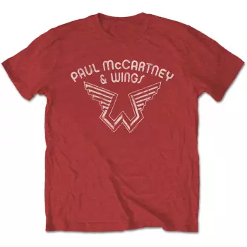 T-Shirt Wings Logo Paul Mccartney 