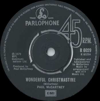 SP Paul McCartney: Wonderful Christmastime / Rudolph The Red-nosed