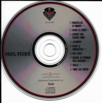 CD Paul Piché: Nouvelles D'Europe