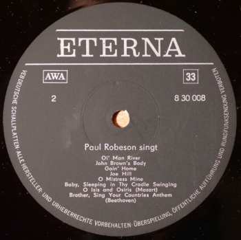 LP Paul Robeson: Paul Robeson Singt