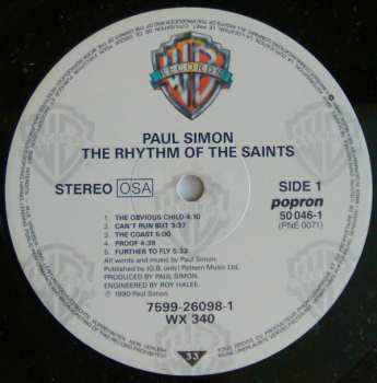 LP Paul Simon: The Rhythm Of The Saints