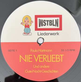 LP Paula Hartmann: Nie Verliebt