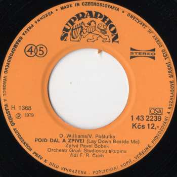 SP Pavel Bobek: Lásko, Mně Ubývá Sil / Pojď Dál A Zpívej