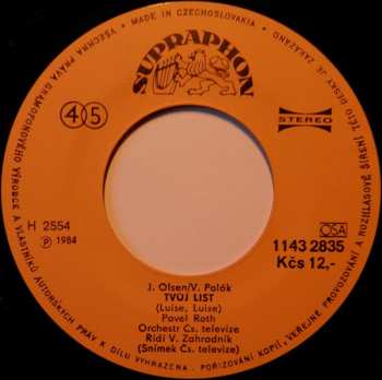 SP Pavel Roth: Zahrada Ticha • Tvůj List (Luise, Luise)