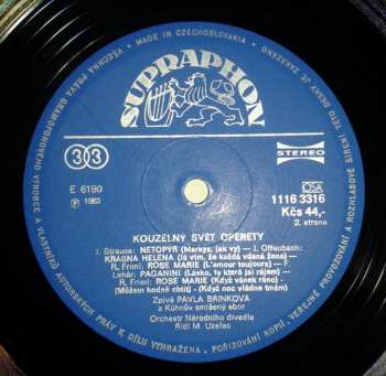 LP Pavla Břínková: Kouzelný Svět Operety