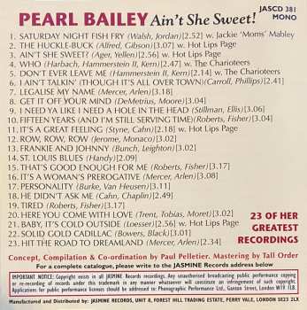 CD Pearl Bailey: Ain't She Sweet! (23 Of Her Greatest Recordings)