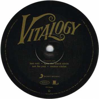 2LP Pearl Jam: Vitalogy CLR