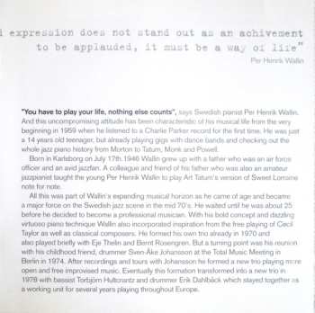 CD Per Henrik Wallin Trio: 9.9.99