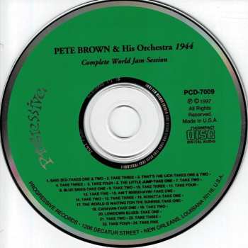 CD Pete Brown's Jump Band: 1944 - Complete World Jam Session
