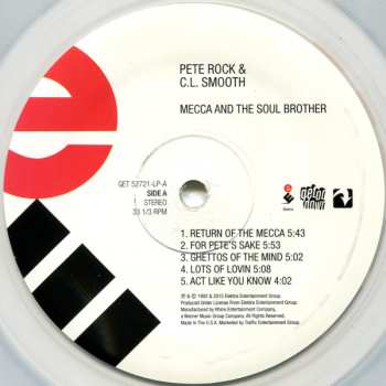 2LP Pete Rock & C.L. Smooth: Mecca And The Soul Brother CLR