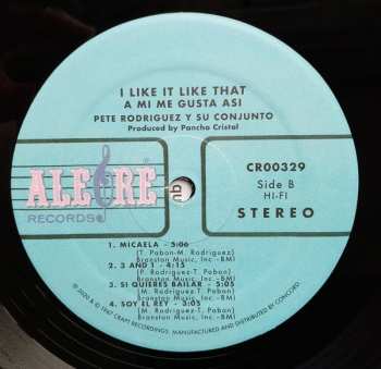 LP Pete Rodriguez: I Like It Like That (A Mi Me Gusta Asi)