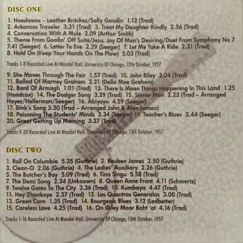 2CD Pete Seeger: Live At Mandel Hall 1957