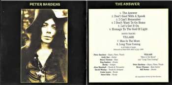 CD Peter Bardens: The Answer