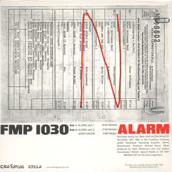 LP Peter Brötzmann Group: Alarm