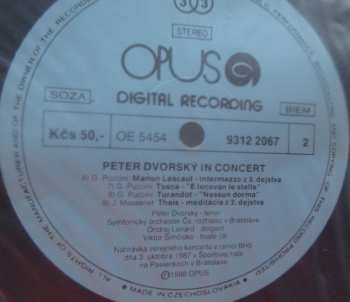 2LP Peter Dvorský: In Concert (2xLP + PLAKÁT)