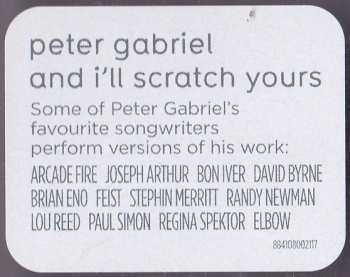CD Peter Gabriel: And I'll Scratch Yours