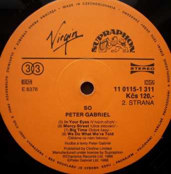LP Peter Gabriel: So