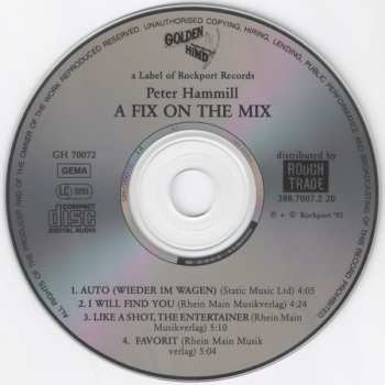CD Peter Hammill: A Fix On The Mix