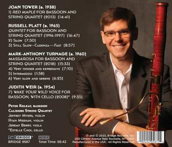 CD Mark-Anthony Turnage: Red Maple (Music For Bassoon And Strings)