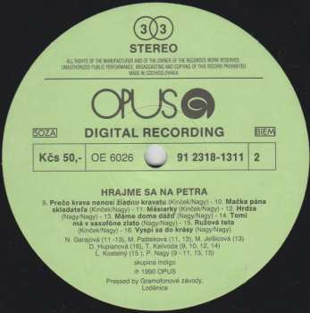 LP Peter Nagy: Hrajme Sa Na Petra (Peter Nagy A Deti)