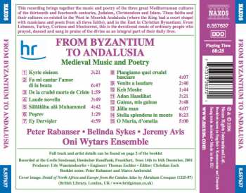 CD Oni Wytars: From Byzantium To Andalusia