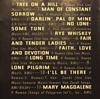 CD Peter Rowan: Tree On A Hill