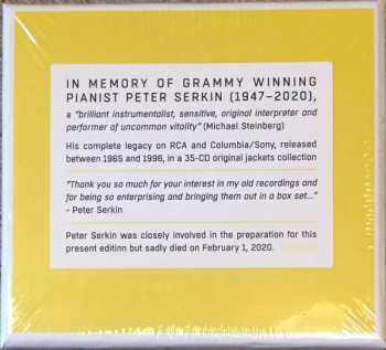 35CD/Box Set Peter Serkin: The Complete RCA Album Collection
