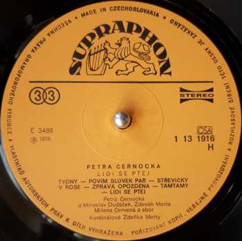 LP Petra Černocká: Lidí Se Ptej