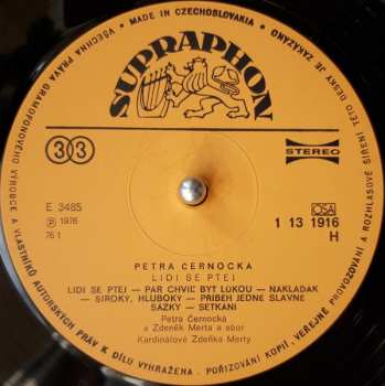 LP Petra Černocká: Lidí Se Ptej