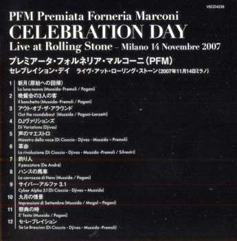 CD Premiata Forneria Marconi: Celebration Day: 35th Anniversary Of PFM