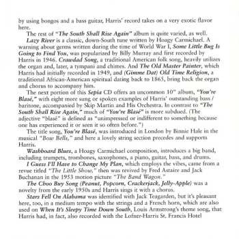 CD Phil Harris: The South Shall Rise Again & You're Blasé