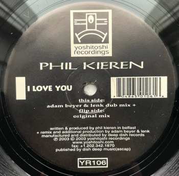 2LP Phil Kieran: I Love You