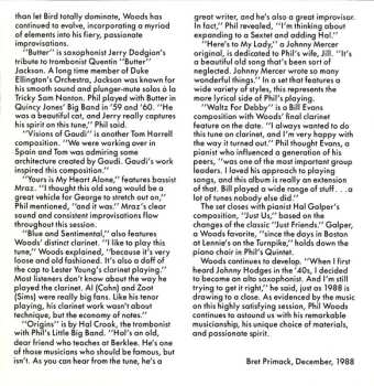 CD Phil Woods: Here's To My Lady