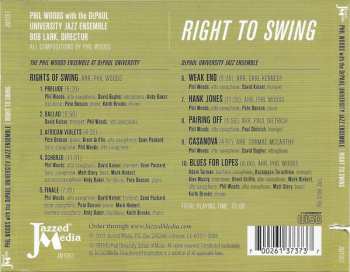 CD Phil Woods: Right To Swing