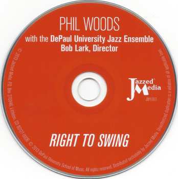 CD Phil Woods: Right To Swing