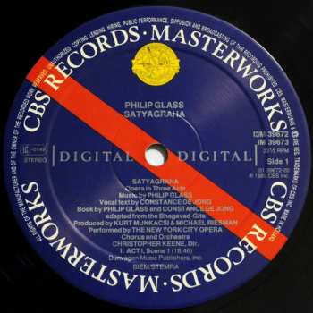 3LP/Box Set Philip Glass: Satyagraha