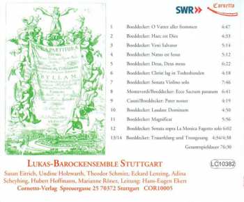 CD Philipp Friedrich Böddecker: Sacra Partitura - Trauer = Klang Und Trost = Gesang