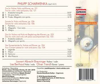 CD Albrecht Breuninger: Trio Op. 121; Duo Op. 105; Viola Sonata Op. 106; Four Concert Pieces Op. 104