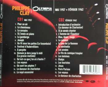 2CD Philippe Clay: Olympia Mai 1957 / Février 1962
