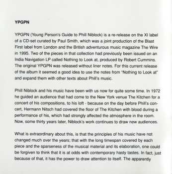 2CD Phill Niblock: YPGPN