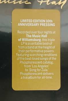 3LP Phosphorescent: Live At The Music Hall CLR