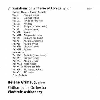 CD Vladimir Ashkenazy: Piano Concerto No. 2 • Etudes-Tableaux Op. 33 • Prelude In G Sharp Minor • Variations On A Theme Of Corelli