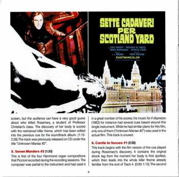CD Piero Piccioni: 7 Cadaveri Per Scotland Yard (Complete Original Motion Picture Soundtrack) LTD